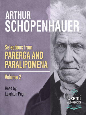 cover image of Selections from Parerga and Paralipomena, Volume 2
